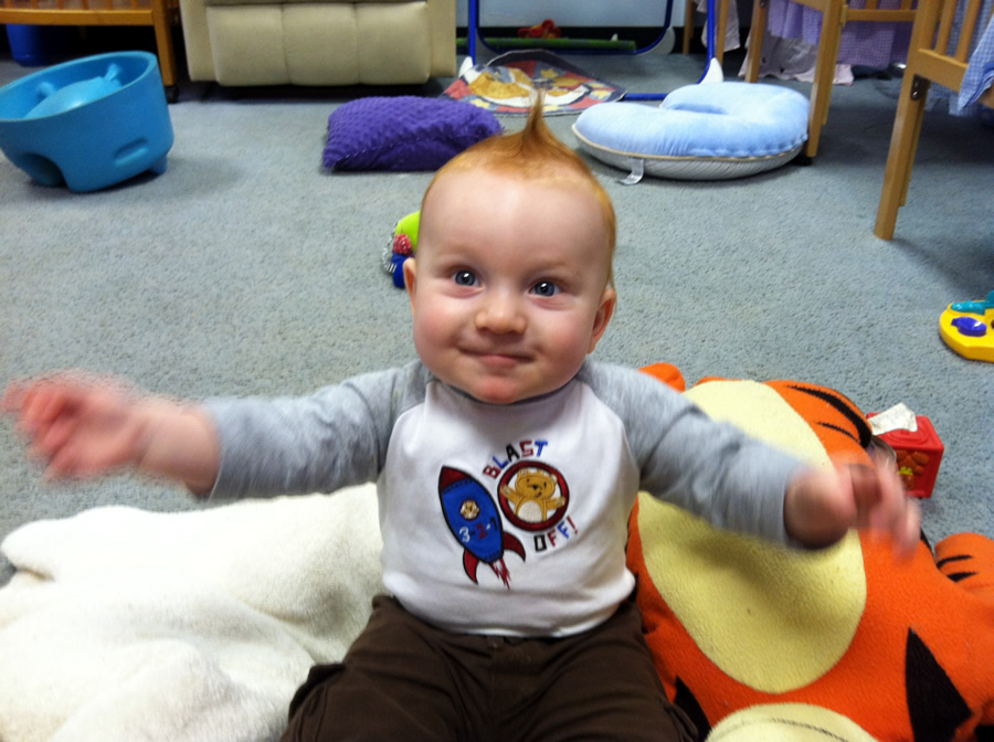 Check out the mohawk!