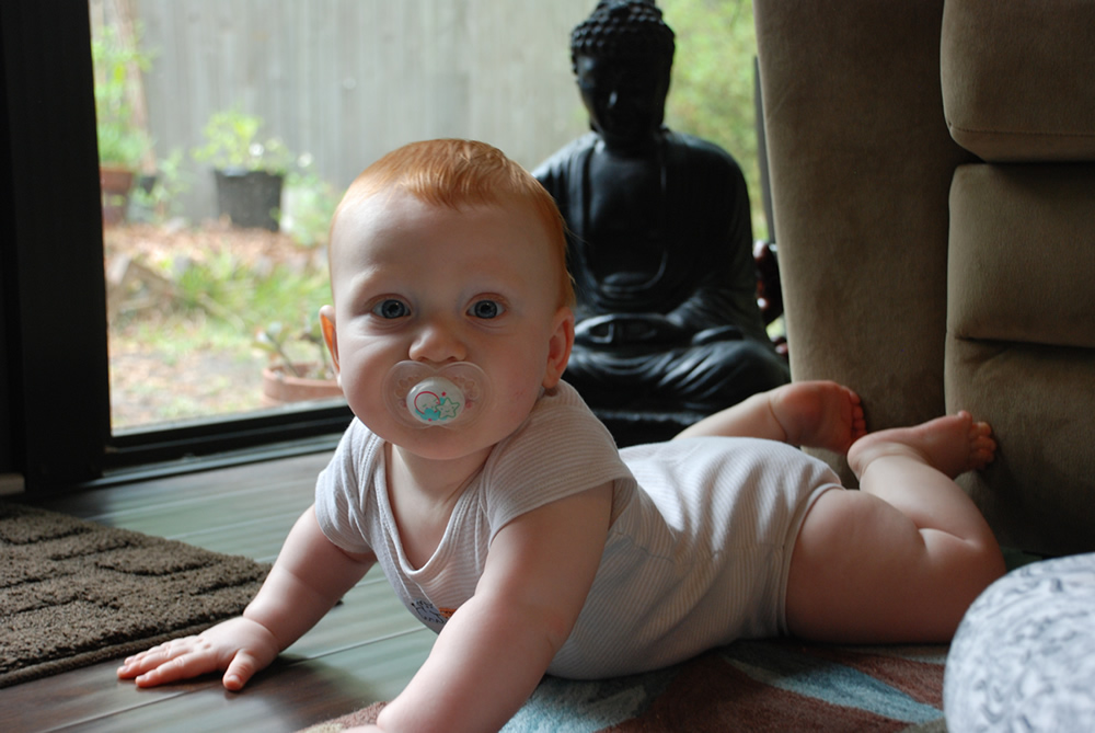 Tummy time is finally paying off